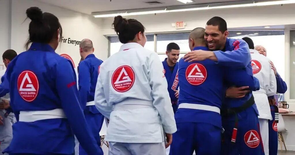 Visitors Training at Gracie Barra schools in Utah